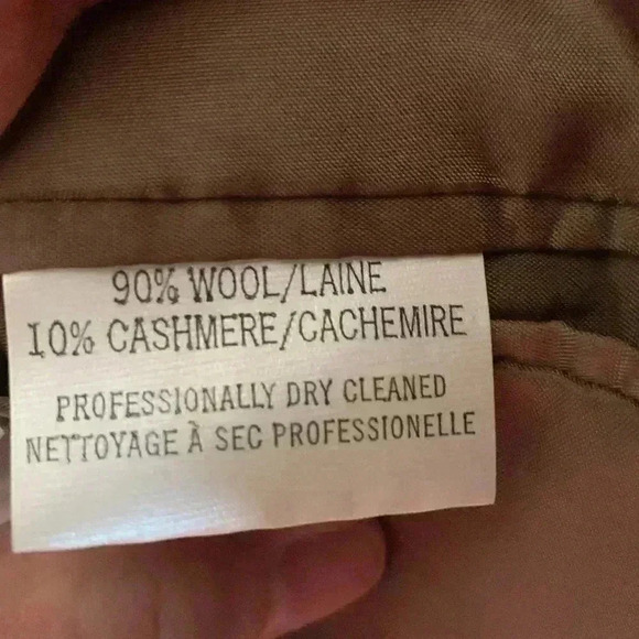 Men’s 90% wool/10% cashmere houndstooth blazer with 2 inner and 3 outer pockets - Picture 8 of 11